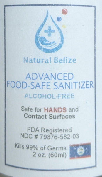 Natural Belize - Advance Food-Safe Sanitizer Spray